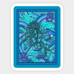 Jellyfish SCI The String Cheese Incident Tequila Sticker